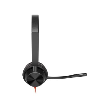 84. HP Poly Blackwire 3325 USB-C Stereo-Headset, Microsoft Teams-zertifiziert + 3,5-mm-Klinkenstecker + USB-C/A-Adapter