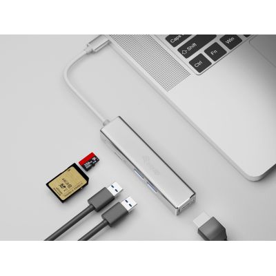 3. Equip 133480 USB 3.2 Gen 1 (3.1 Gen 1) Typ-C Dockingstation Silber