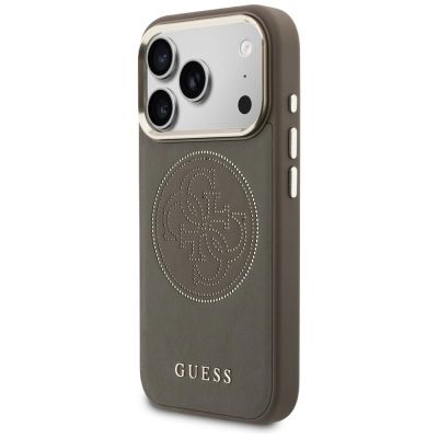 2. Guess Perforierte 4G MagSafe Hülle für iPhone 17 Pro - braun