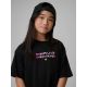 5. Locker geschnittenes Mädchen-T-Shirt mit Aufdruck 4F 4FJRSS26TTSHF4137-20S