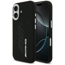 AMG Silikon-Übergröße Rhombs MagSafe Hülle für iPhone 17 - Schwarz