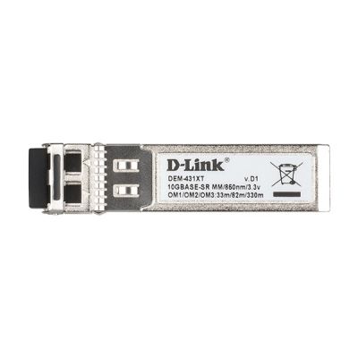 2. D-LINK DEM-431XT 10GBase-SR SFP+ Transceiver, 80/300 m