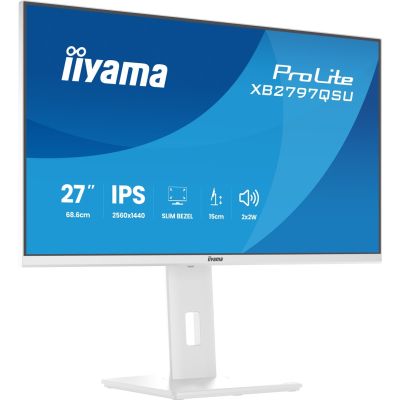 11. iiyama ProLite XB2797QSU-W1 Computermonitor 68,6 cm (27") 2560 x 1440 px Quad HD LED Weiß