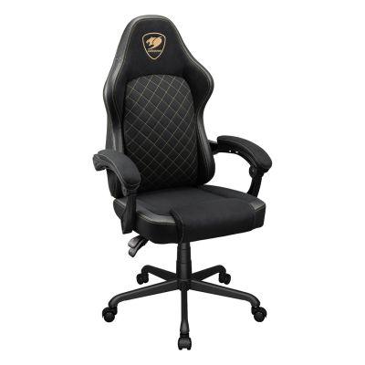 8. COUGAR CGR-FXF-GLB Universal-Gaming-Stuhl, gepolsterter Sitz, Schwarz, Gold