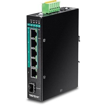5. TRENDnet Industrie Switch 6-Port Gbit Manag.L2+ PoE+ Metall