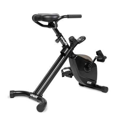 VIRTUFIT DB1.0 FALTBARES INDOOR-BIKE MIT SCHREIBTISCH - MIT COMPUTER
