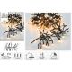 12. Lichterkette für den Weihnachtsbaum, 1152 LEDs, Timer, warmweiß