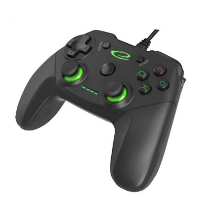 5. Esperanza Vanquisher EGG110K Gamepad (PC, PS3; schwarz, grün)