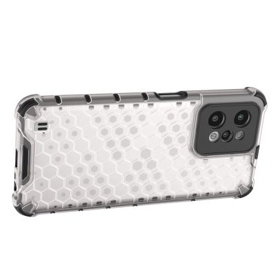14. Gepanzerte Wabenhülle mit Gelrahmen Realme C31 transparent