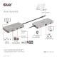 12. CLUB3D CSV-1594 USB 3.2 Gen 1 (3.1 Gen 1) Typ-C Dockingstation, Schwarz, Grau