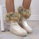 5. Big Star W INT1924B beige Fell Plateau Schneestiefel