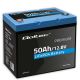 Qoltec LiFePO4 Lithium-Eisenphosphat-Akku | 12,8 V | 50 Ah | 640 Wh | BMS