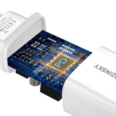 4. Wozinsky WGWCCW 20W USB-C Wandladegerät - Weiß