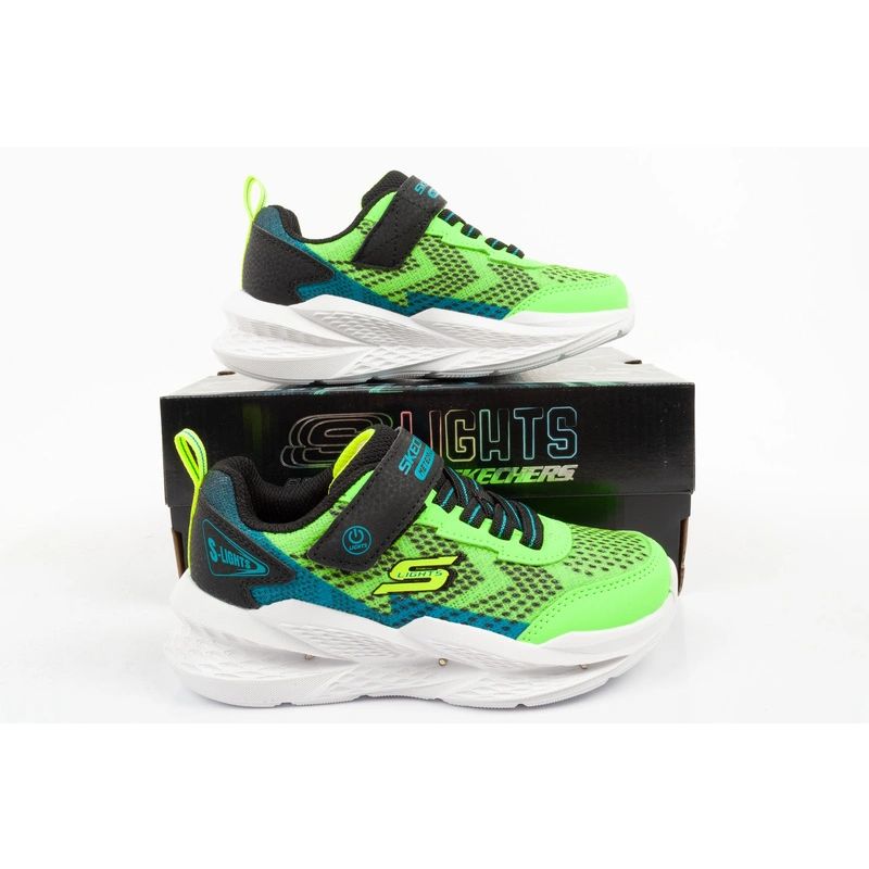 9. Skechers Meteor-Lights LED-Kindersportschuhe für Jungen mit Klettverschluss