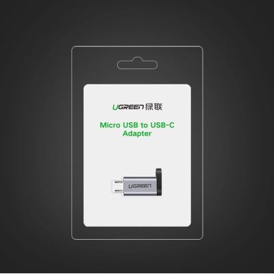11. Ugreen Adapter USB Typ C auf Micro USB Adapter grau (50590)
