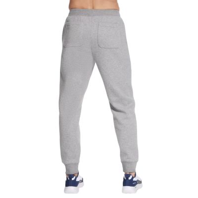 3. Skechers Max Soft Fleece-Jogginghose PT289-LTGY Grau L