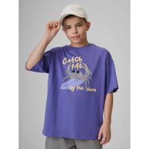 Baumwoll-T-Shirt für Jungen 4F 4FJRSS26TTSHM3903-51S