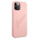 4. Guess GUHCP12LLSVSPI iPhone 12 Pro Max 6.7" pink/pink Hardcase Script Vintage