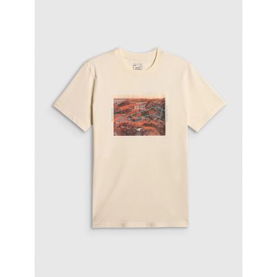 5. Herren-T-Shirt mit Aufdruck, regulär, Größe 4F 4FRSS26TTSHM4238-11S