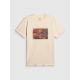 5. Herren-T-Shirt mit Aufdruck, regulär, Größe 4F 4FRSS26TTSHM4238-11S