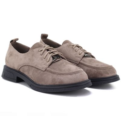 4. Damen-Wildlederschuhe in Beige, Modell Vinceza 62332