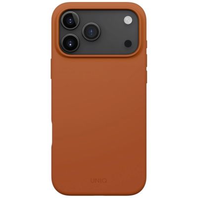 2. Uniq Lino Hülle für iPhone 17 Pro Max Magclick Charging - Orange