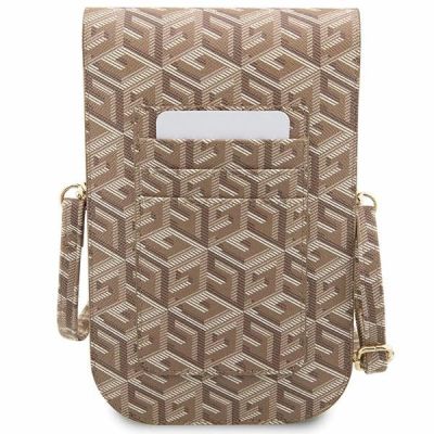 5. Guess Handtasche GUWBHGCFSEW braun/braun GCube Stripe