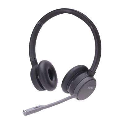 AGFEO Infinity Headset Kabelloses Kopfband Büro/Callcenter Bluetooth Schwarz