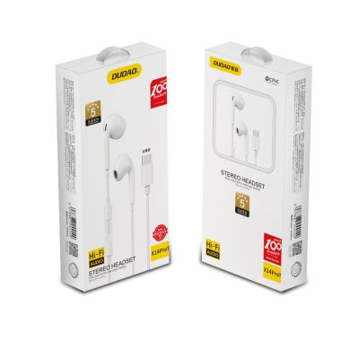 5. Dudao In-Ear-Kopfhörer mit USB-Typ-C-Anschluss weiß (X14PROT)