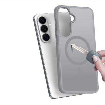 8. Dux Ducis Yind Hülle für Samsung S26 Plus, kompatibel mit MagSafe – Grau