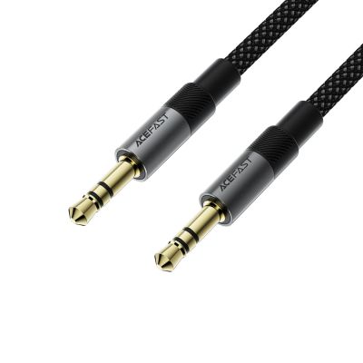 2. Acefast J10 AUX-Kabel, 3,5-mm-Miniklinke, 1 m – Schwarz