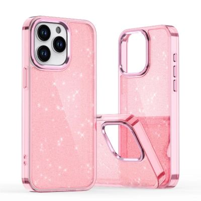 5. Glitter Case für iPhone 16 – Rosa mit Glitzer