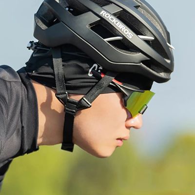 11. Rockbros YPP037 Fahrradkappe mit Aussparungen für Brillen – Schwarz