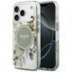 Guess IML Flower & Tonal Circle MagSafe Hülle für iPhone 18 Pro / 17 Pro – grün
