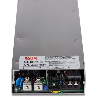 2. TRENDnet TI-RSP100048 Rack-Netzteil, AC 100–240 V, 1000 W, aktive PFC, 4 HE, 48,3 cm (19 Zoll)