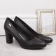 15. Sergio Leone W SK193A schwarze Pumps mit Blockabsatz 