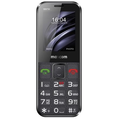MaxCom MM730 Mobiltelefon 5,59 cm (2,2") Schwarz Telefon für Senioren
