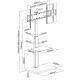 11. Bodenständerhalterung 37"-75"/1TFT 30kg