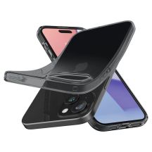 Spigen Crystal Flex Hülle für iPhone 15 Plus – grau und transparent