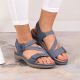 9. Bequeme Rieker W RKR587 blaue Sandalen
