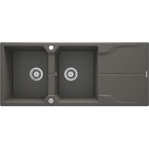 Granitspüle mit zwei Becken und Abtropffläche ZQN_T213 5908212088753