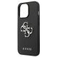 6. Guess Saffiano 4G Metal Logo Case für iPhone 13 Pro / 13 6.1" - Schwarz