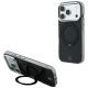 Mercedes Ring Stand Iconic Logo MagSafe Hülle für iPhone 18 Pro / 17 Pro - Schwarz