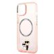 6. Karl Lagerfeld KLHMP14SHNKCIP iPhone 14 6.1" Hardcase pink/pink Iconic Karl&Choupette Magsafe