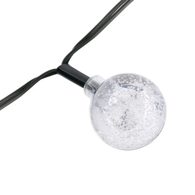 14. Solar-Gartenlampen-Girlande, Solarkette, 4,9 m, 40 LEDs, warmweiß