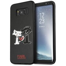 Karl Lagerfeld Choupette In Love Hülle für Samsung Galaxy S8 Plus - Schwarz