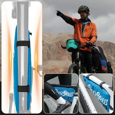 4. Rockbros G008 Flash Journey Dreieckstasche – XL, Blau