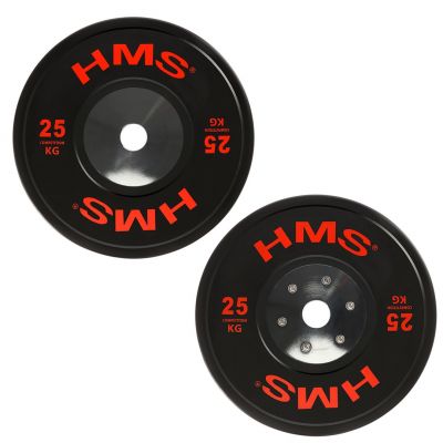 2. BTBR Set Olympische Bumper Plates - 2x (10kg, 15kg, 20kg, 25kg) HMS BTBR SET