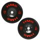 2. BTBR Set Olympische Bumper Plates - 2x (10kg, 15kg, 20kg, 25kg) HMS BTBR SET