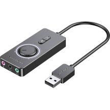 Vention 1m USB 2.0 Externe Soundkarte mit Lautstärkeregelung